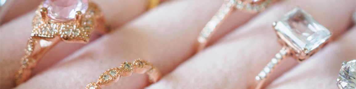 rings with different gemstones